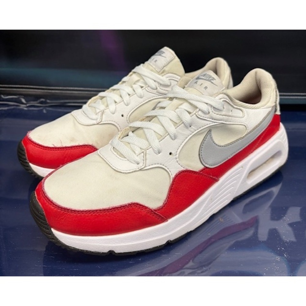 Nike Air Max SC White University Red (2021) CW4555-107 Mens sneakers size 10